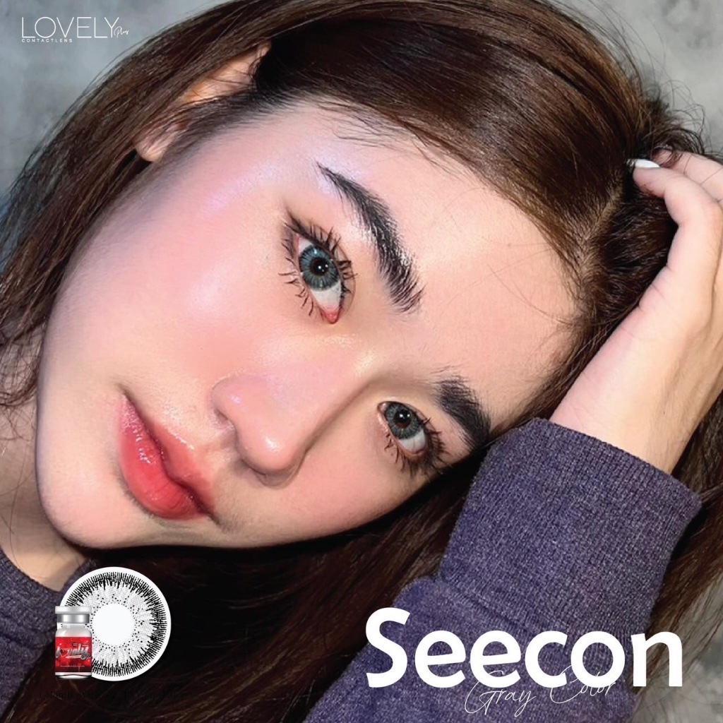คอนแทคเลนส์ SEECON ขอบฟุ้งๆ 14.5 | Shopee Thailand