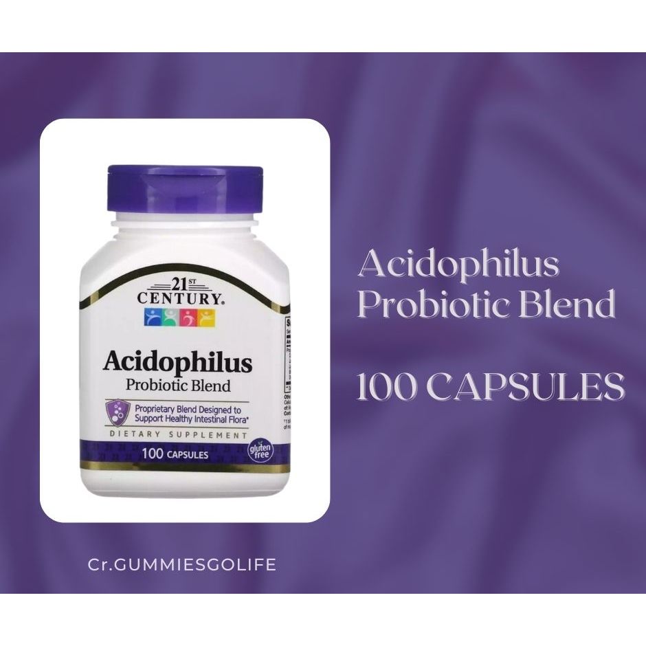 [พร้อมส่ง!] 21st Century Acidophilus Probiotic Blend แอซิโดฟิลัส โพรไบโ