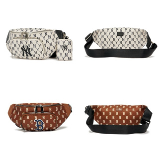 [พร้อมส่งไทย] ของแท้100% MLB JACQUARD MONOGRAM BELT BAG