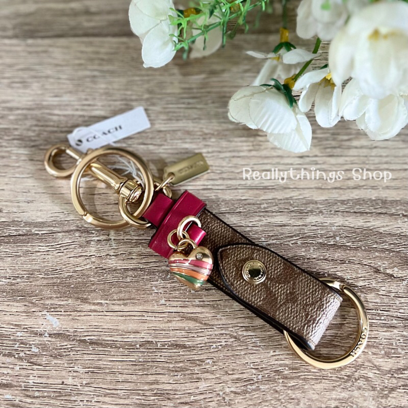 {แท้💯📮พร้อมส่ง+ส่งฟรี} พวงกุญแจ C. Trigger Snap Bag Charm Shopee