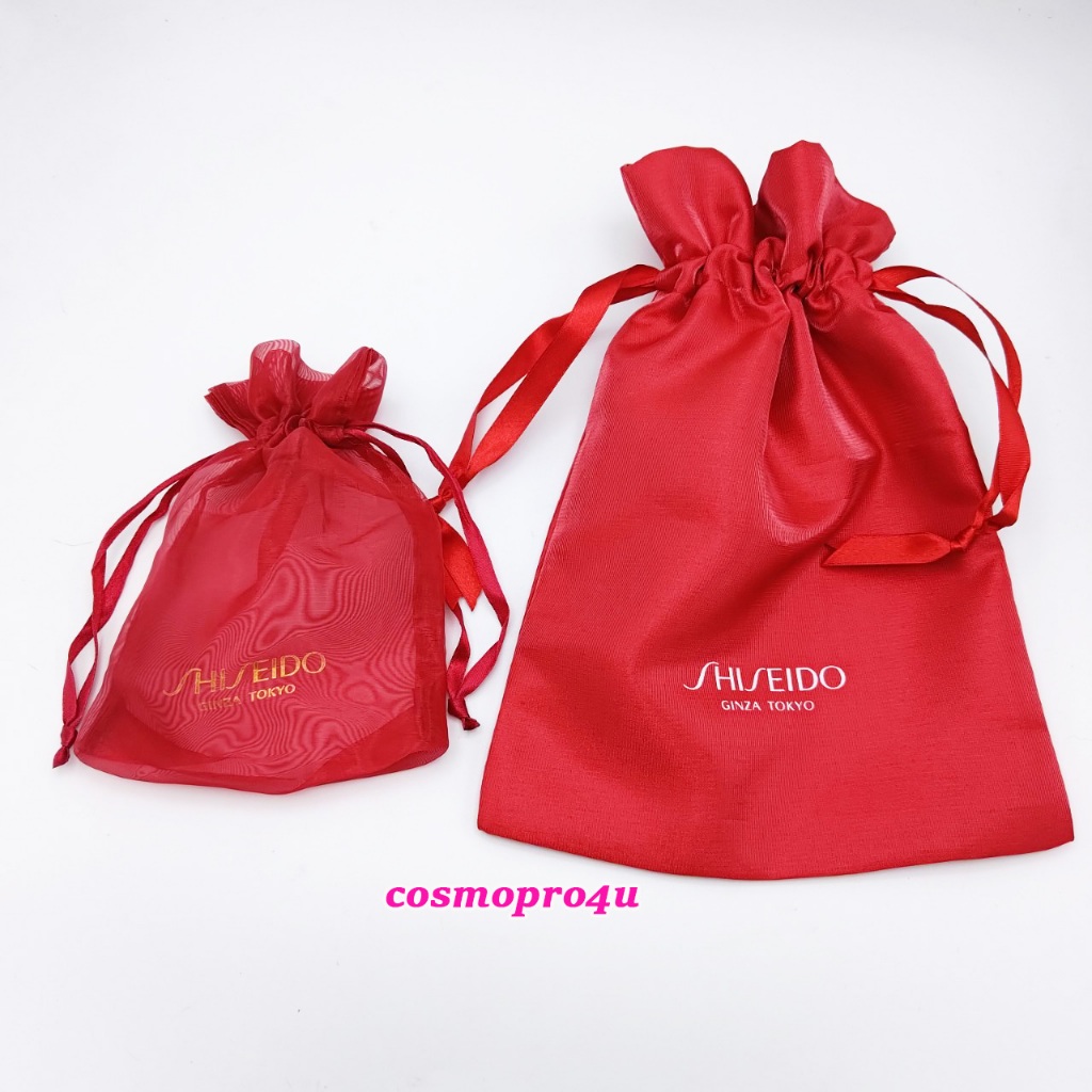 เลือกสี-ขนาด-ถุงผ้าไหมแก้ว-ถุงผ้าแก้ว-มีหูรูด-shiseido-drawstring-bag-ชิเซโด้-ราคา-1-ใบ