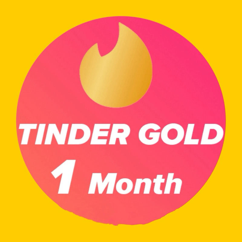 ภาพหน้าปกสินค้าพร้อมส่ง Tinder Gold 1 เดือน ทินเดอร์โกลด์