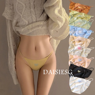 DaisiesG กางเกงในผ้าฝ้าย บางเบา เซ็กซี่ ยกสะโพก กางเกงในสามเหลี่ยมระบายอากาศ สำหรับผู้หญิง I01