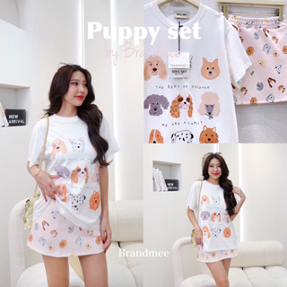 ✅พร้อมส่ง💢🇰🇷🐶เซ็ต2ชิ้น Puppy set งานป้ายลายใหม่