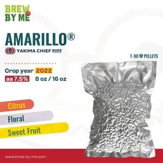 ฮอปส์ Amarillo® (US) 8oz หรือ 16oz PELLET HOPS (T90) โดย Yakima Chief Hops | ทำเบียร์ Homebrew