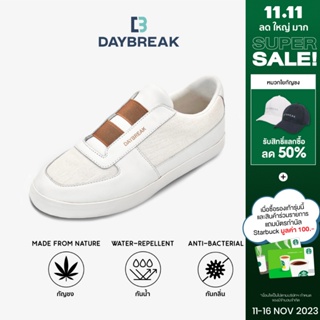 [15MALL11 ลดเพิ่ม 15%] Daybreak Viride-Seventy รองเท้าผ้าใบ กัญชง ผู้ชาย ผู้หญิง สีขาว กันน้ำ antibacterial