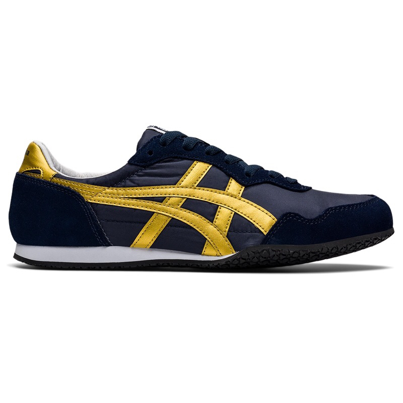 onitsuka tiger serrano navy gold