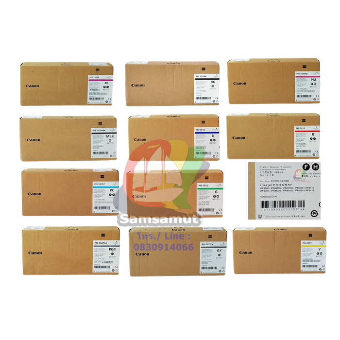 Orginal Genuine Canon PFI-701 Ink Tank Lucia Inks iPF8000 / iPF8000S ...