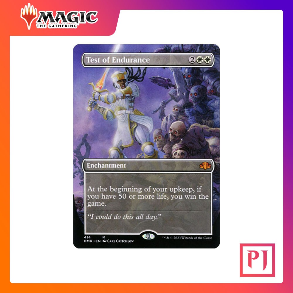 [MTG] Test of Endurance (Borderless) [DMR] [WHITE] [MYTHIC] [NORMAL