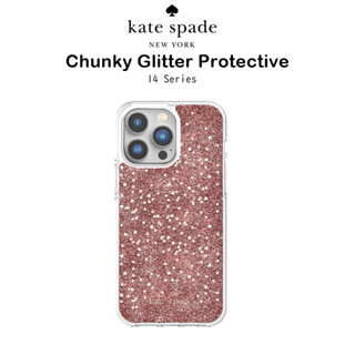 Kate Spade Chunky Glitter Protective เคสกันกระแทกเกรดพรีเมี่ยม เคสสำหรับ iPhone14Plus/14Pro/14Promax(ของแท้100%)