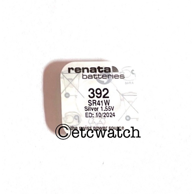 Renata Batteria Singola Per Orologio, Prodotto Svizzero, Modello 392 O SR 41 SW, 1,5 V - Foto 2