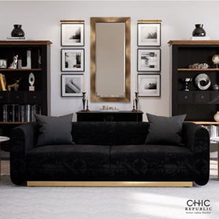 Chic Republic UMBER/3,โซฟา 3 ที่นั่ง - สี  ดำ