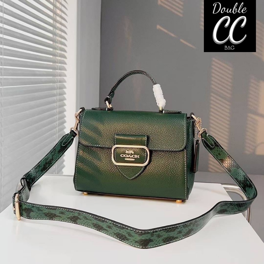 Top Handle Satchel In Blocked Signature Canvas Shopee Thailand