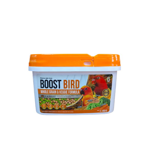 Boost Bird อาหารนกเกรดพรีเมี่ยม มีทั้งหมด 4 สูตร ขนาด 450 กรัม และ 500 ...