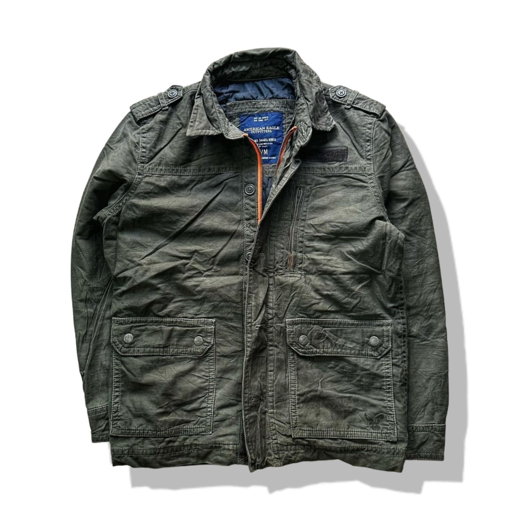 American Eagle Military Jacket รอบอก 47” Shopee Thailand