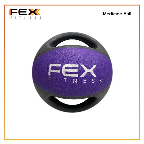 fex-fitness-medicine-ball-ลูกบอลออกกำลังกาย-น้ำหนัก-4kg