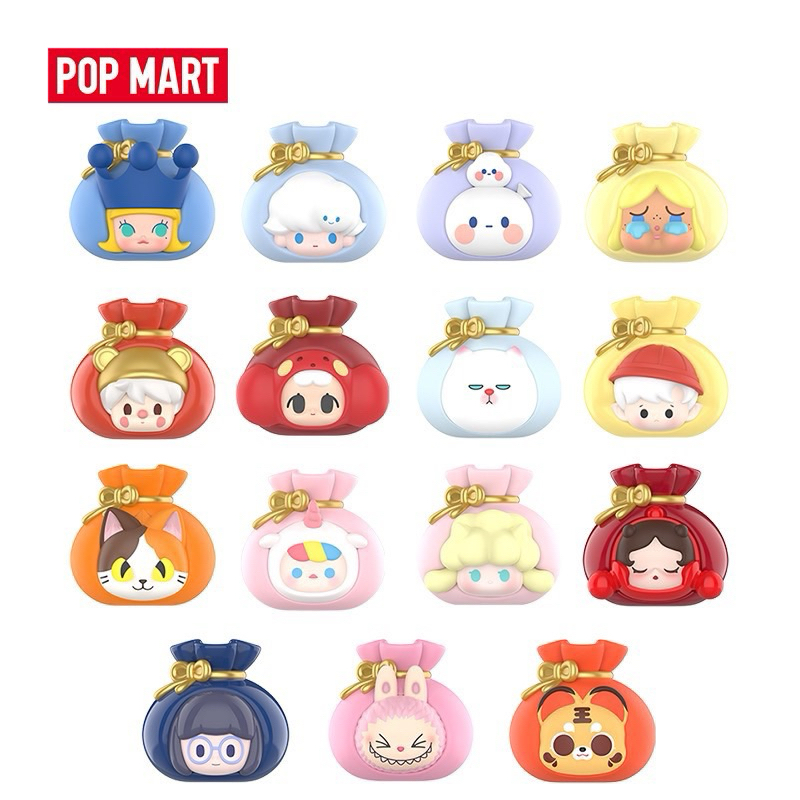 📍สั่งในไลฟ์ลด50% พร้อมส่ง Pop MART Pop Bean Fortune bag series popbean ...