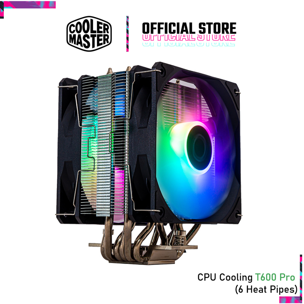 Ventilateur CPU Cooler Master – Dissipateur Alu – LGA 775 / 1366 – Occasion