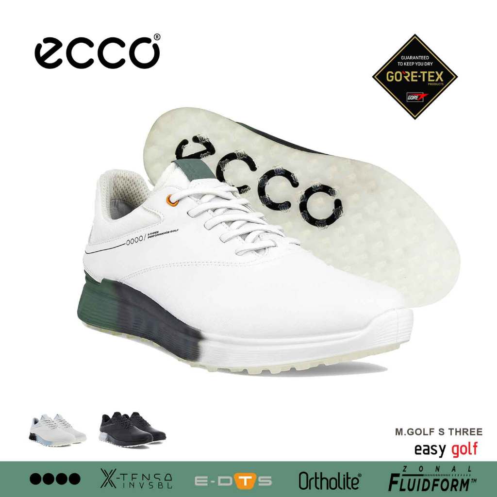 ECCO S THREE MEN ECCO GOLF SHOES รองเท้ากีฬากอล์ฟผู้ชาย AW23