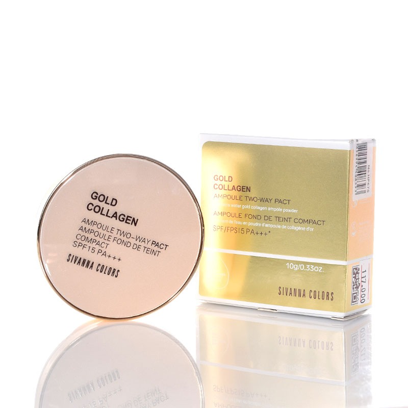 HF675 Sivanna Colors Gold Collagen Powder Ampoule Two way ซีเวียน่า ...