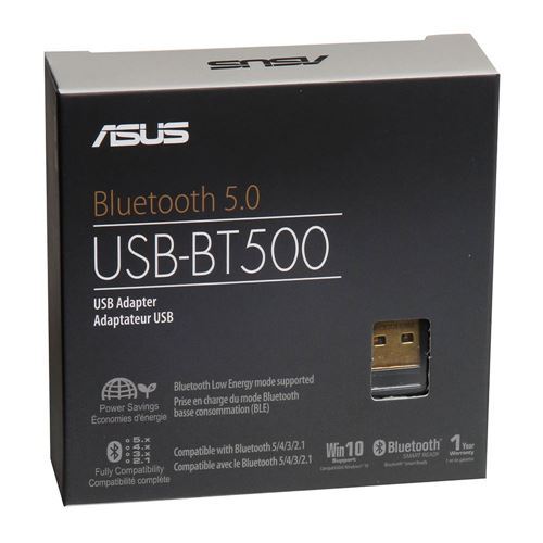 ASUS (USBBT500) Bluetooth 5.0 USB Adapter with Ultra Small Design