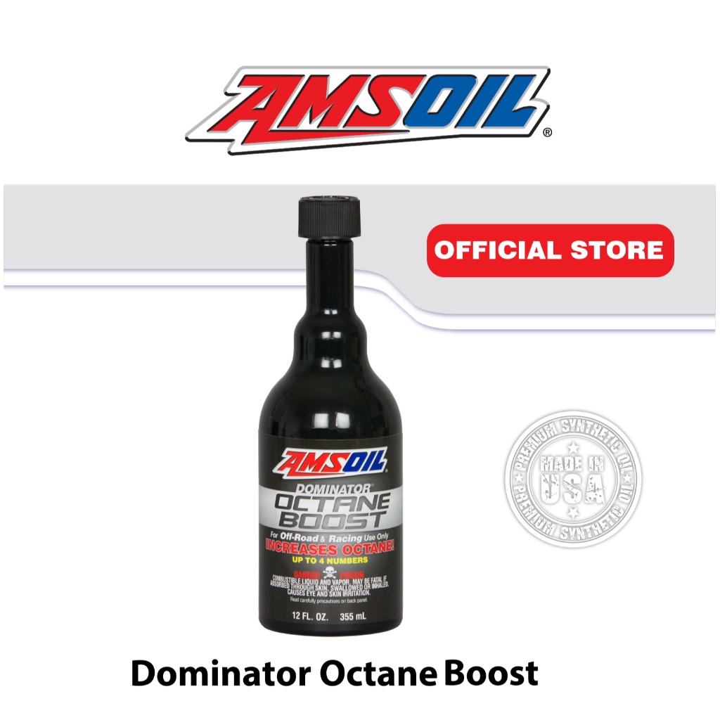 AMSOIL DOMINATOR® Octane Boost สารเพิ่มค่าออกเทนน้ำมันเบนซิน สำหรับ