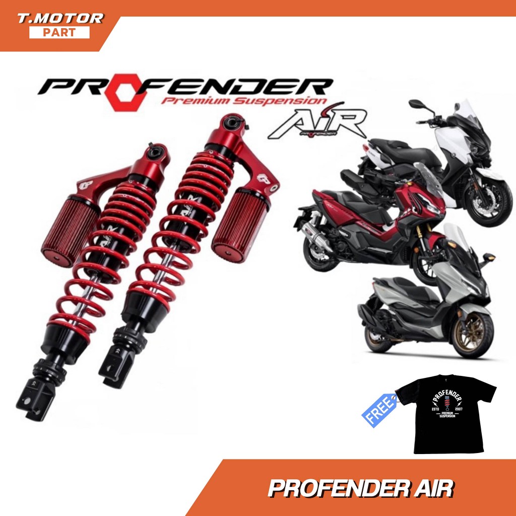 พร้อมส่ง + ของแถม!! โช็ค Profender AIR Series Forza 300,350 / xmax 300 ...