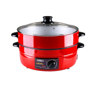 โปรโมชั่น : OTTO กระทะไฟฟ้า พร้อม ซึ้ง รุ่น SP-314G ขนาด 3 ลิตร พร้อม หม้อนึ่ง