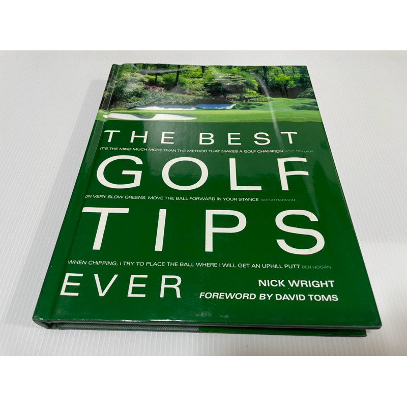 สภาพดี ปกแข็ง หนา The Best Golf Tips Ever 280 บาท ปกติ 995 Shopee