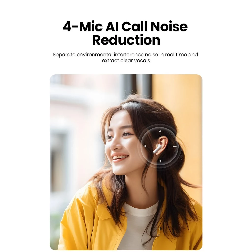 UGREEN HiTune H5 รุ่น 15612 True Wireless Earbuds Bluetooth 5.3 หูฟังไร้สาย กันน้ำ IPX 5