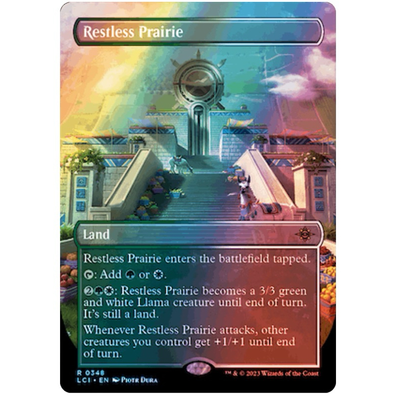 The Lost Caverns of Ixalan Variants Foil: Restless Prairie (0348 ...
