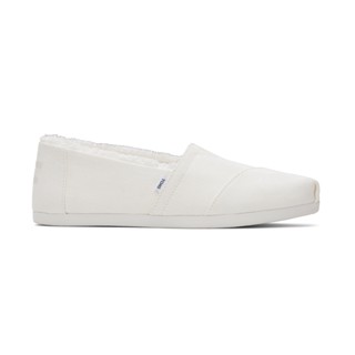 โปรโมชั่น : TOMS รองเท้าลำลองผู้หญิง สลิปออน รุ่น Alpargata With Cloudbound White Canvas CC รองเม้าลิขสิทธิ์แท้