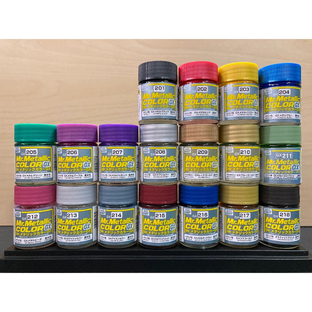 สีเมทัลลิก Color GX217 Mr.Metallic Color Rough Gold 18ml สีมิสเตอร์ฮอบ ...