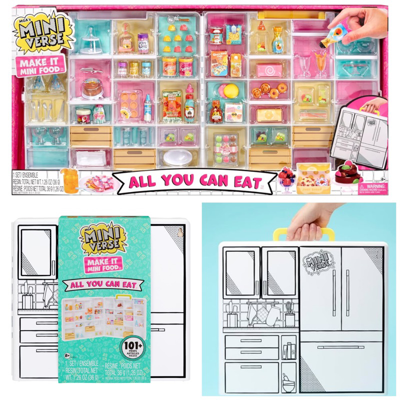 MGA's Miniverse Make It Mini Food - Diner Series 3 - Mini Collectibles - DIY Resin Play - Replica Food, NOT EDIBLE - For Collectors And Ages 8+ Years