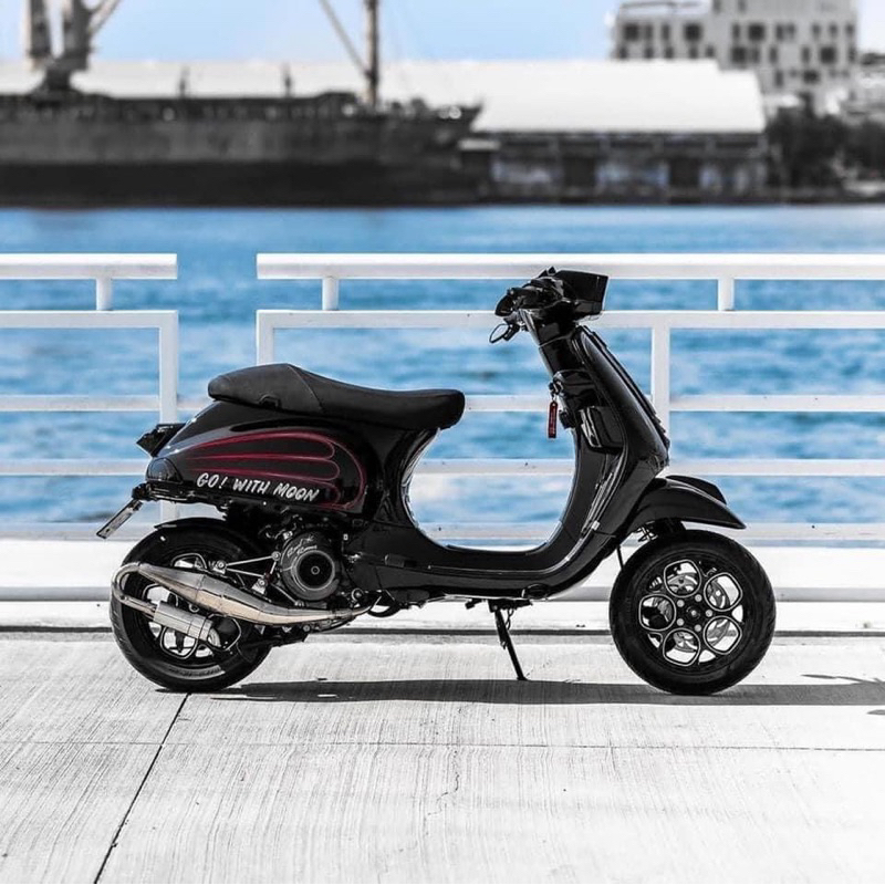 อแดปเตอร์ แปลงล้อหลัง Vespa S125 / LX125 สำหรับใส่ ล้อ 12 นิ้ว ฮับ เวส ...