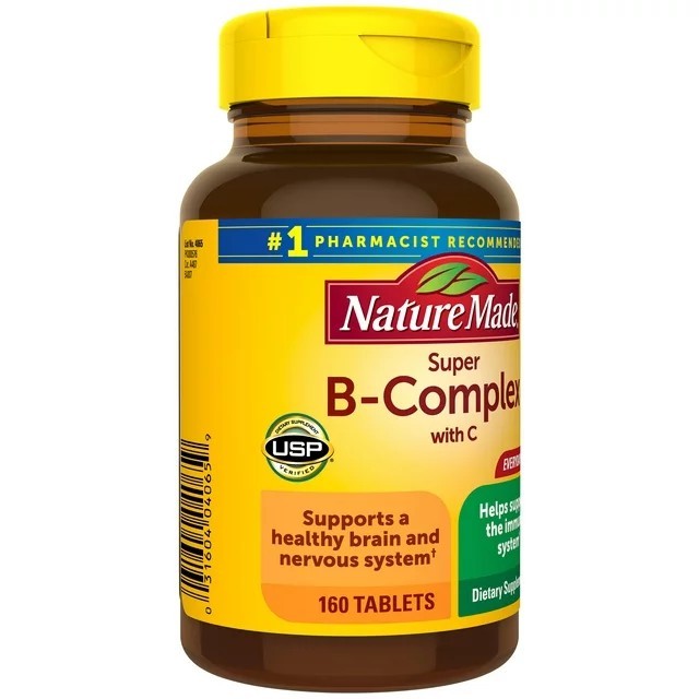 พร้อมส่ง วิตามินบีรวม Nature Made Stress B Complex with Vitamin C and