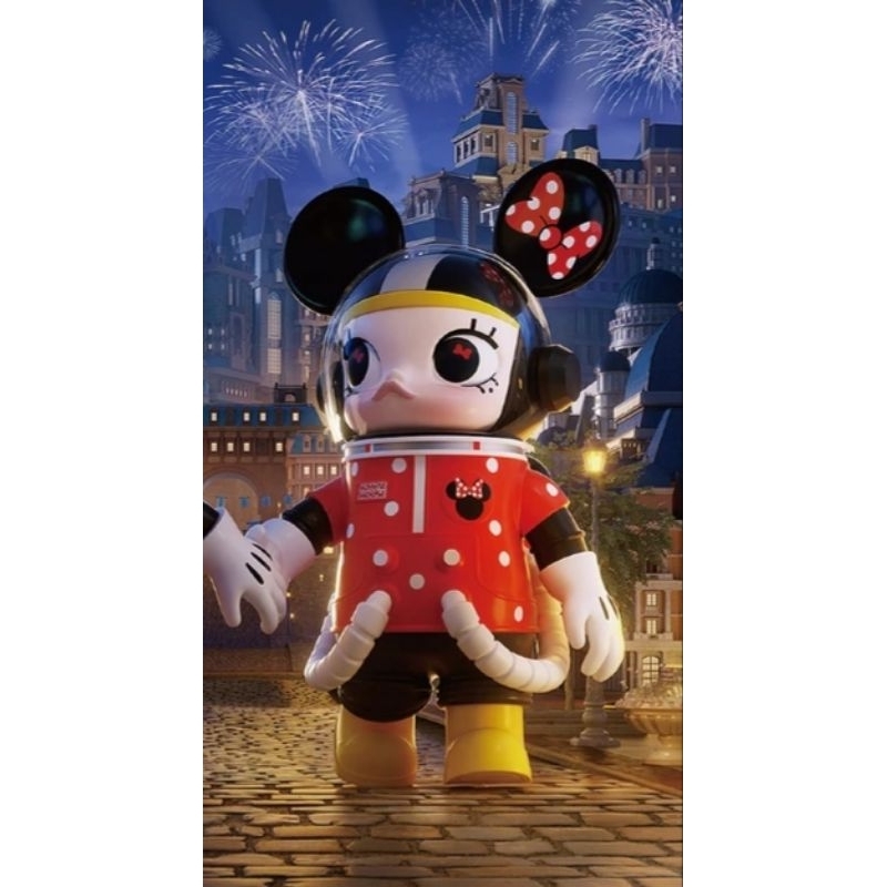 พร้อมส่ง) Mega 400% Space Molly Mickey & Minnie Mouse Figures