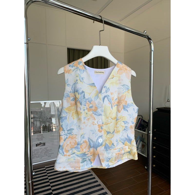 Charlotte irony | Linen Vest | Shopee Thailand