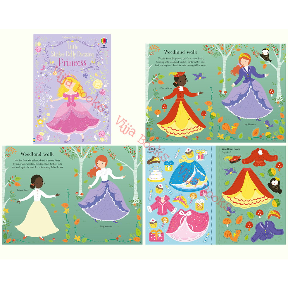 Little Sticker Dolly Dressing Mermaid Usborne Sticker Dolly Dressing -  Mermaids