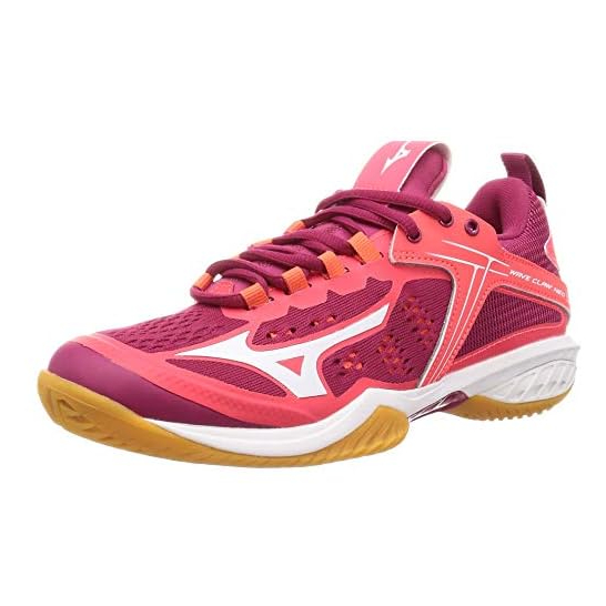 HOT Mizuno Badminton Shoes Wave Claw NEO Ladies Pink x White 24.5 cm 2E From JAPAN Shopee Thailand