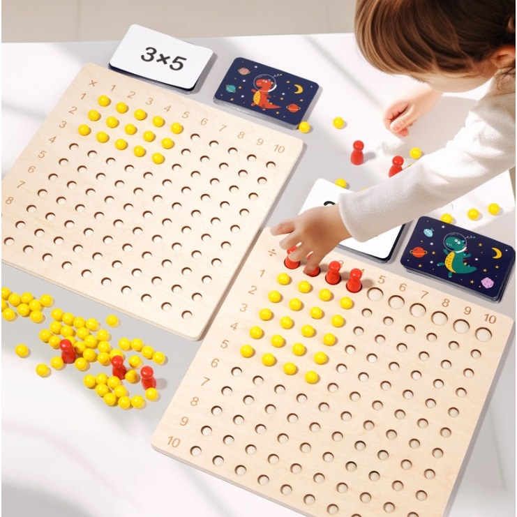 Math expert board : Multiplication and division number board game ...