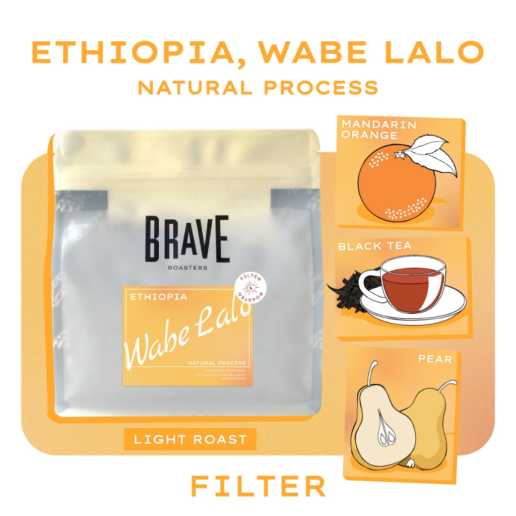 Ethiopia, Wabe Lalo, Natural Process, 200g. | Shopee Thailand