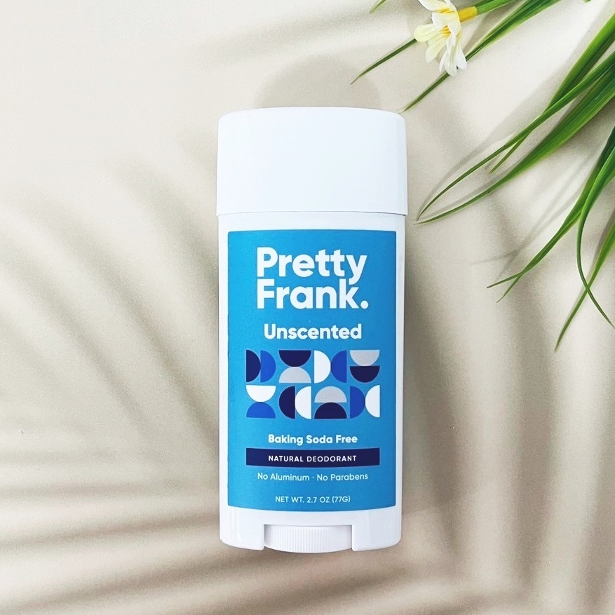 [Pretty Frank®] Natural Deodorant Stick Baking Soda Free 77g โรลออนสติ