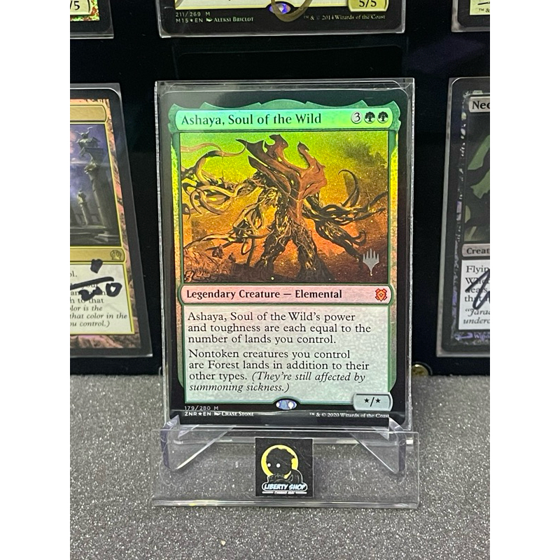 (MTG)(Promo Pack) Ashaya, Soul of the Wild (Foil)(NM) Shopee Thailand