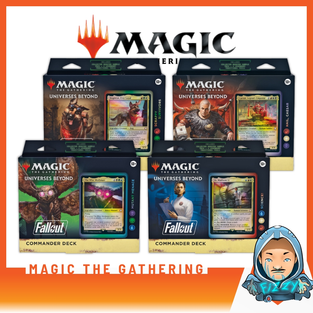 [FIZZY] Magic the Gathering (MTG): Fallout - Commander Deck | Shopee ...