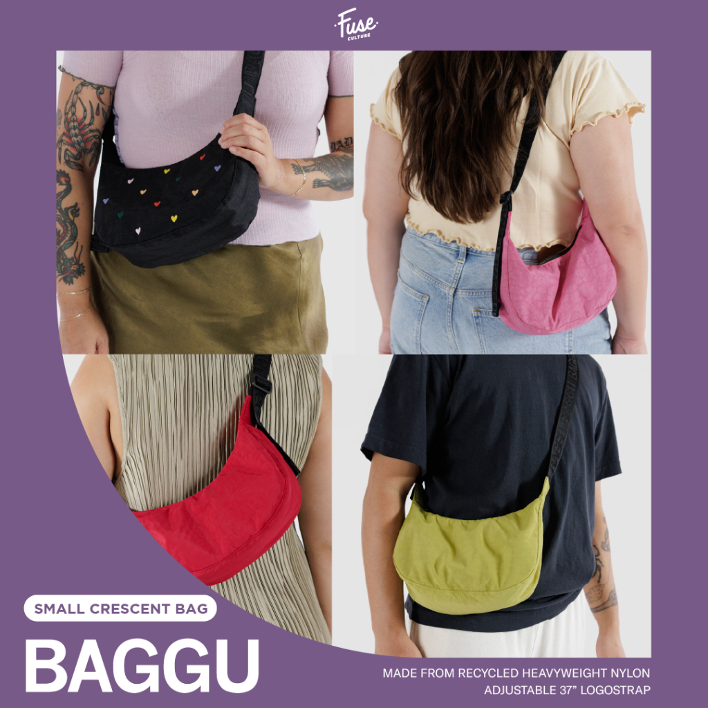 Dark Khaki Mini Crescent Bag