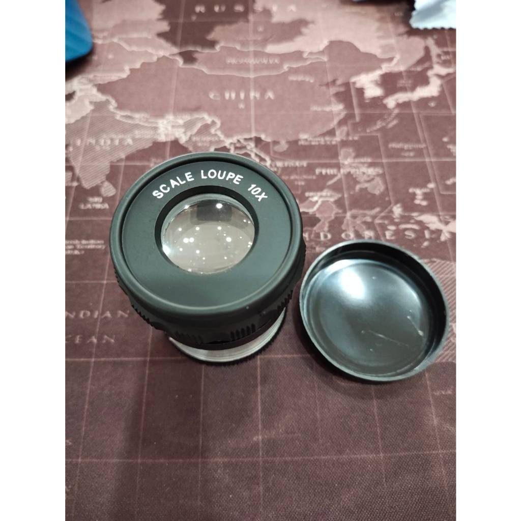 Scale Lupe 10X Measuring Magnifier Scale Loupe Magnifying Glass ...