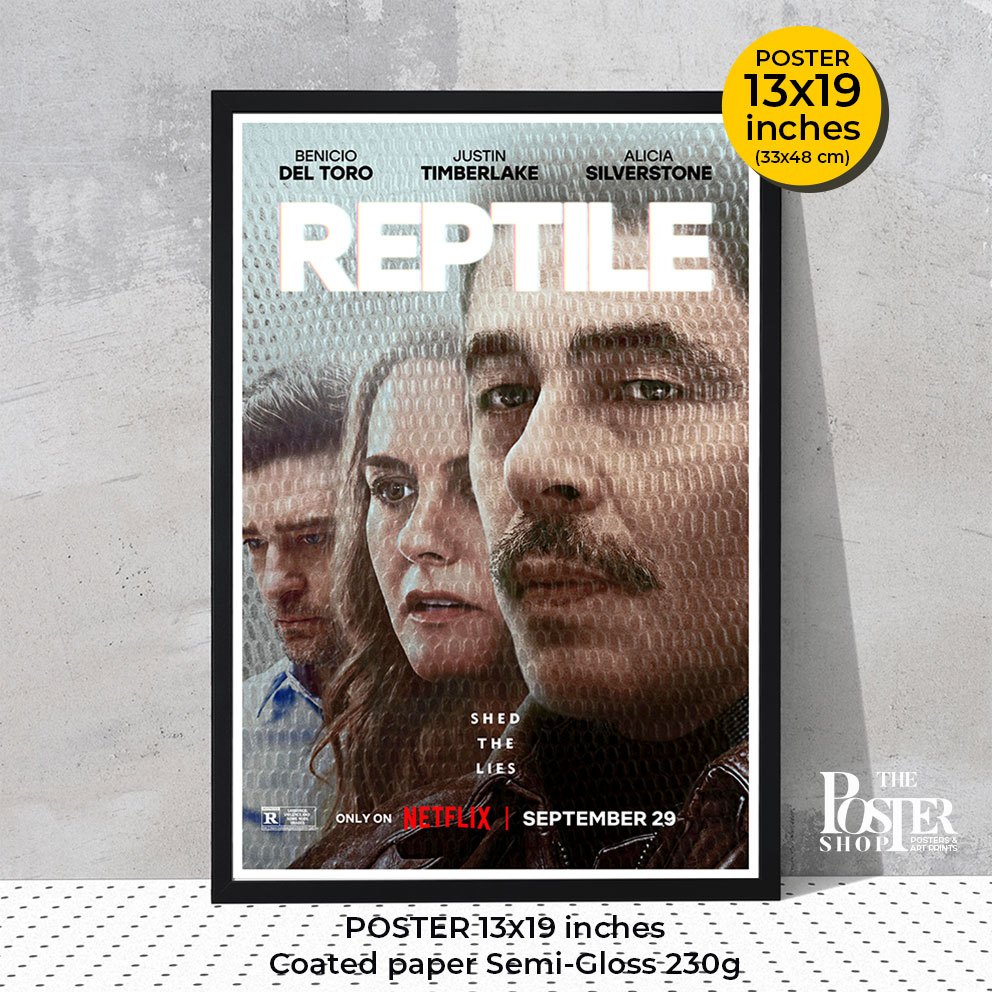 Reptile Poster "ลอกคราบฆาตกร" Benicio Del Toro, Justin Timberlake ...