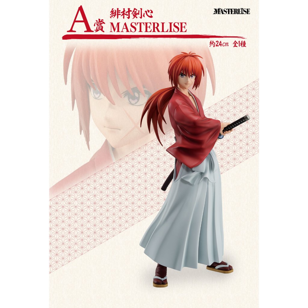 Ichiban Kuji Rurouni Kenshin Meiji Swordsman Romantic Story Kyoto Uprising - B Prize Sojiro Seta MASTERLISE
