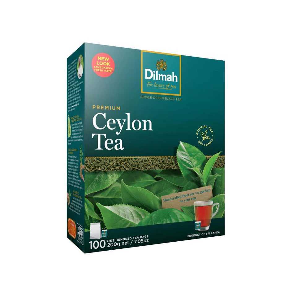 ชาดำ Dilmah Premium Ceylon Single Origin Black Tea ขนาด 100 ซอง ...